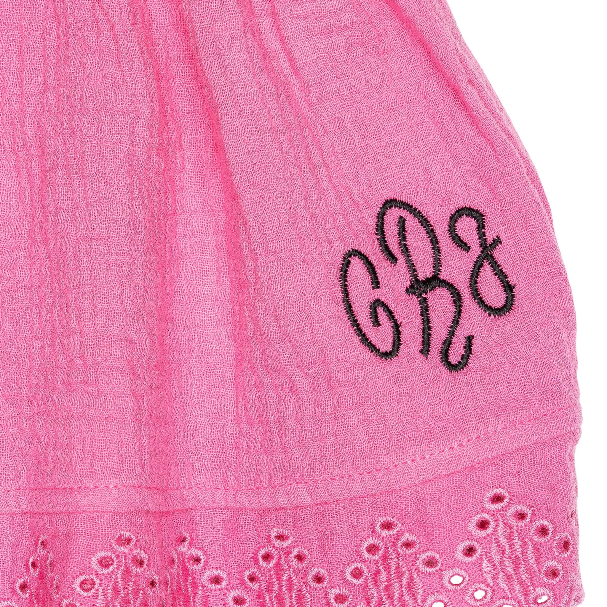 Embroidered Baby & Toddler Girls Pink Gauze Kaftan Swim Coverup Gerber Childrenswea