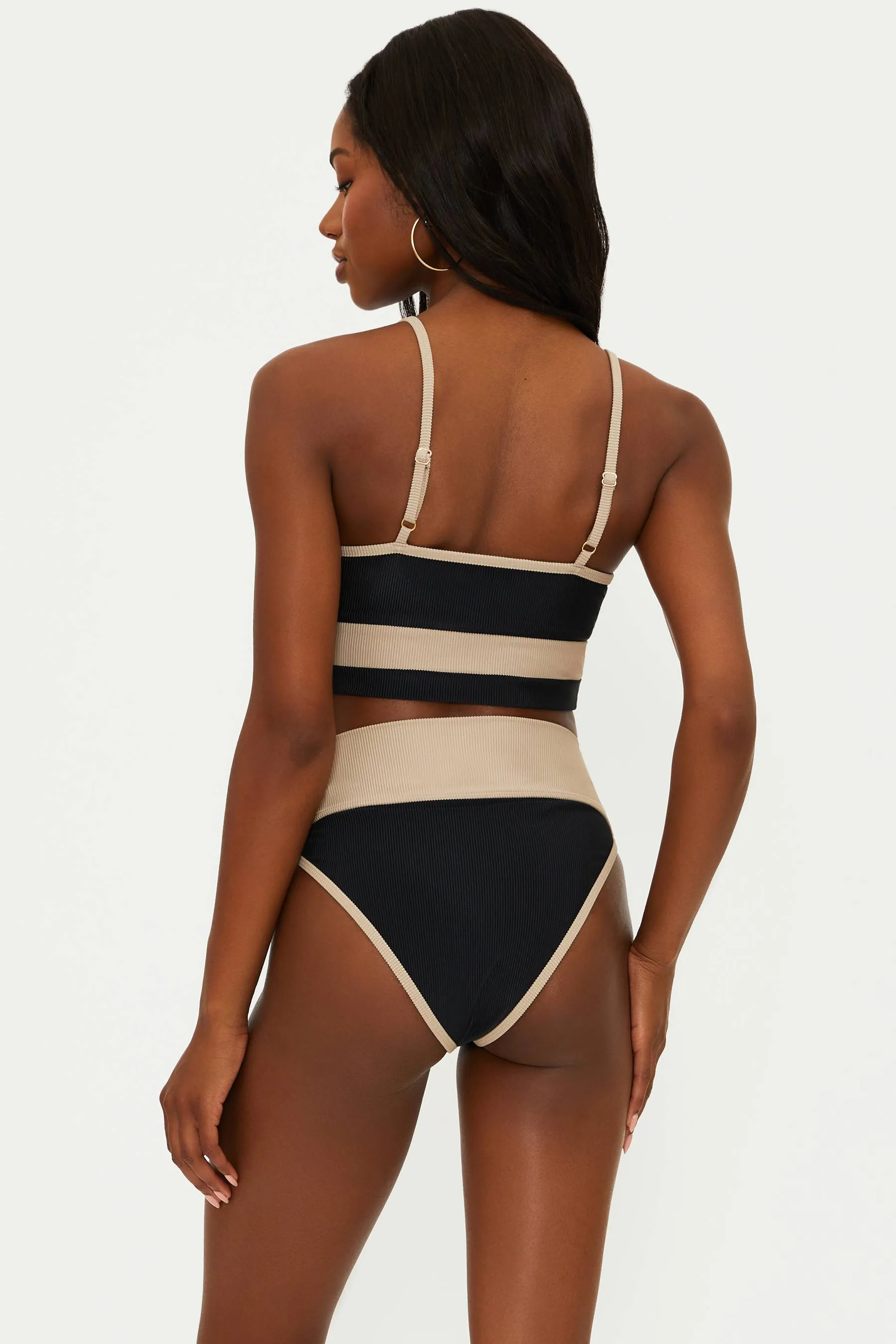 Emmy Bottom Black & Tan Beach Riot
