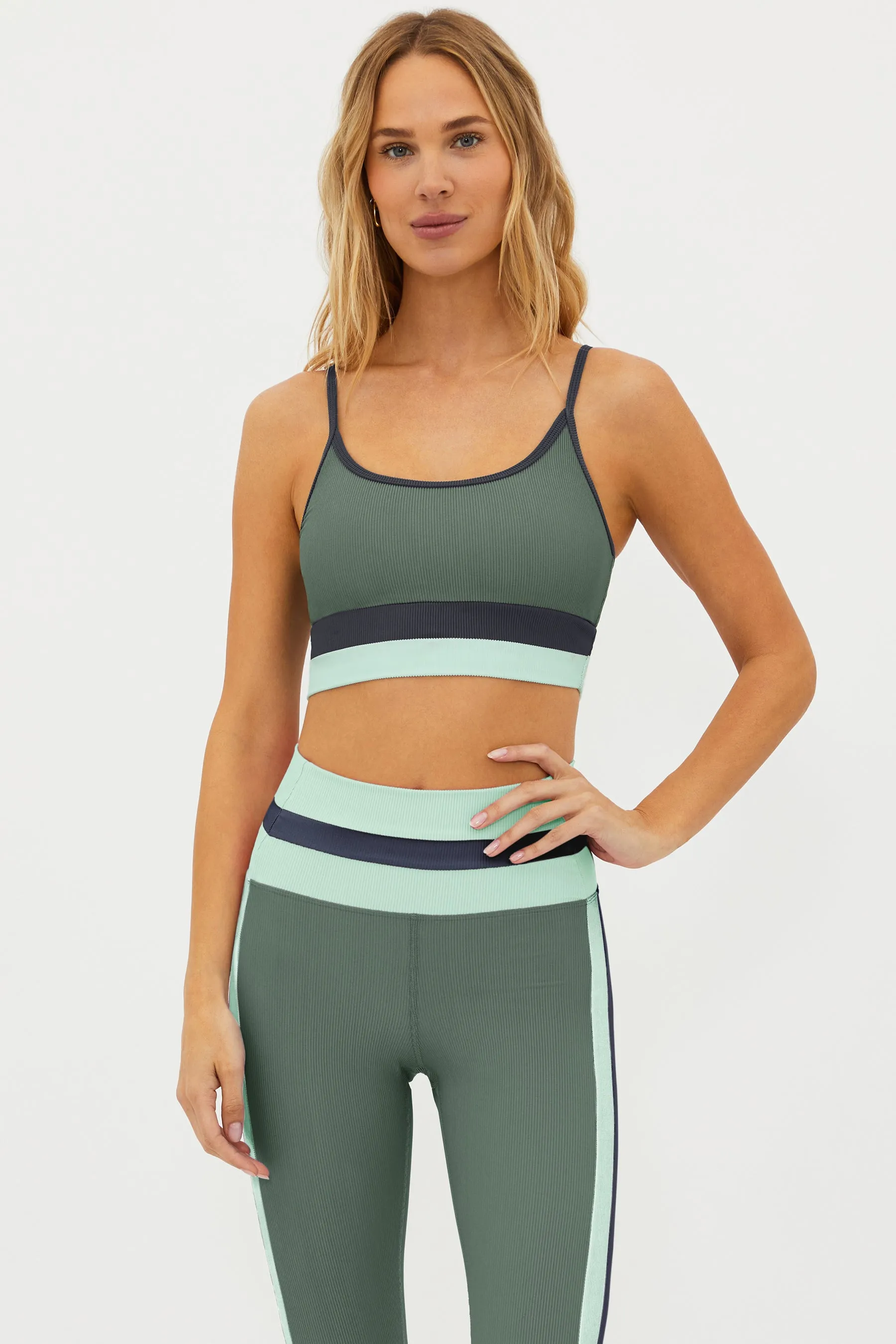 Eva Top Palm Paradise Colorblock Beach Riot