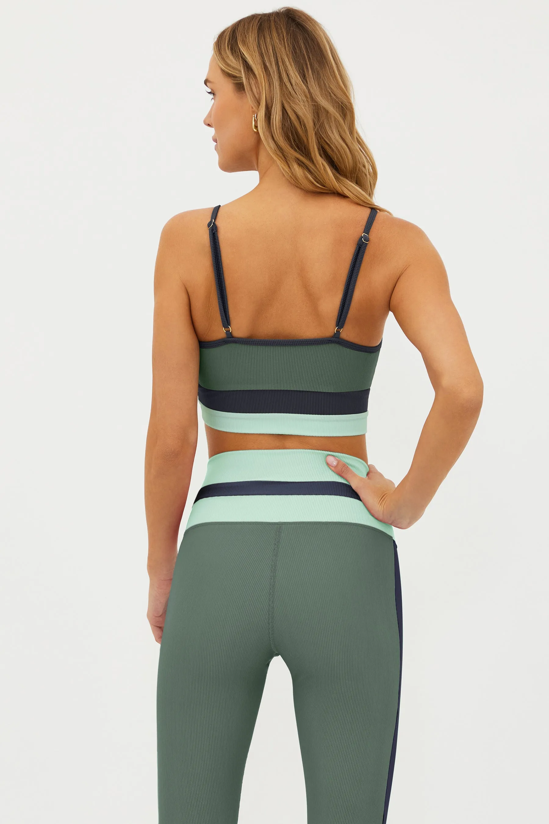 Eva Top Palm Paradise Colorblock Beach Riot