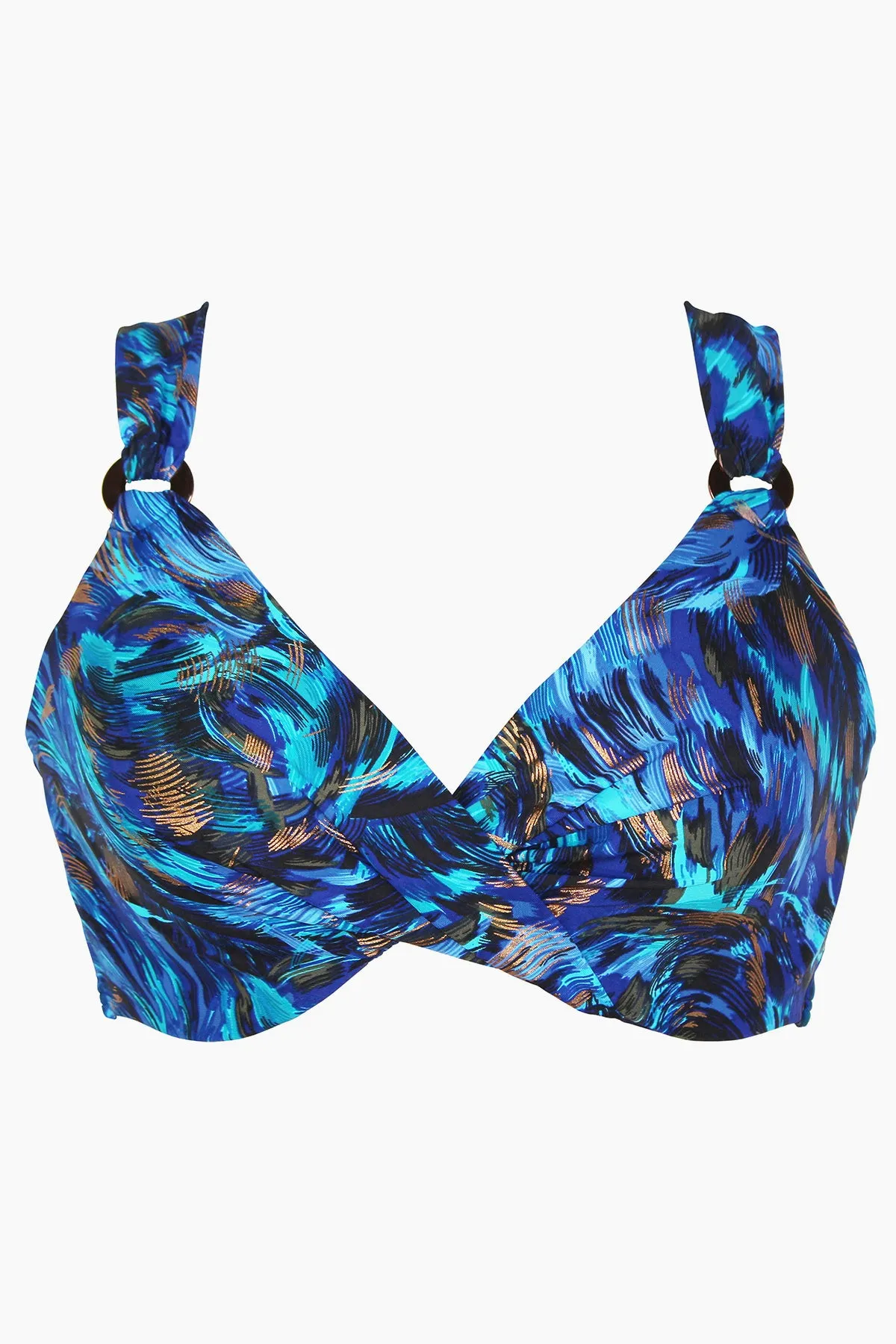 Fandango Plunge Swim Bra Top