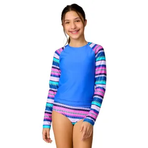 Free Country Girls' Rash Guard and Bikini Swim Set