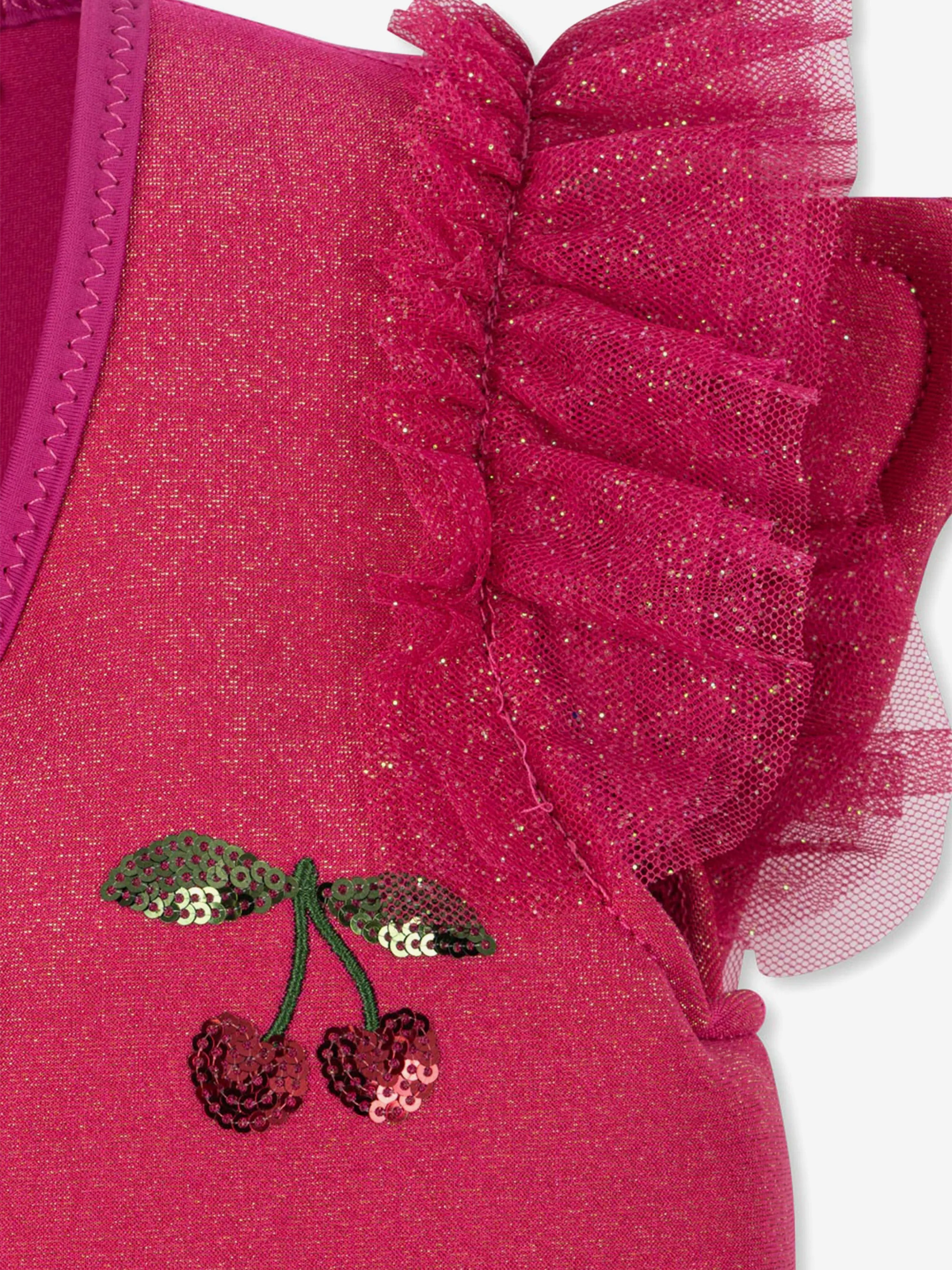 Girls Butterfly Piper Swim Vest in Pink