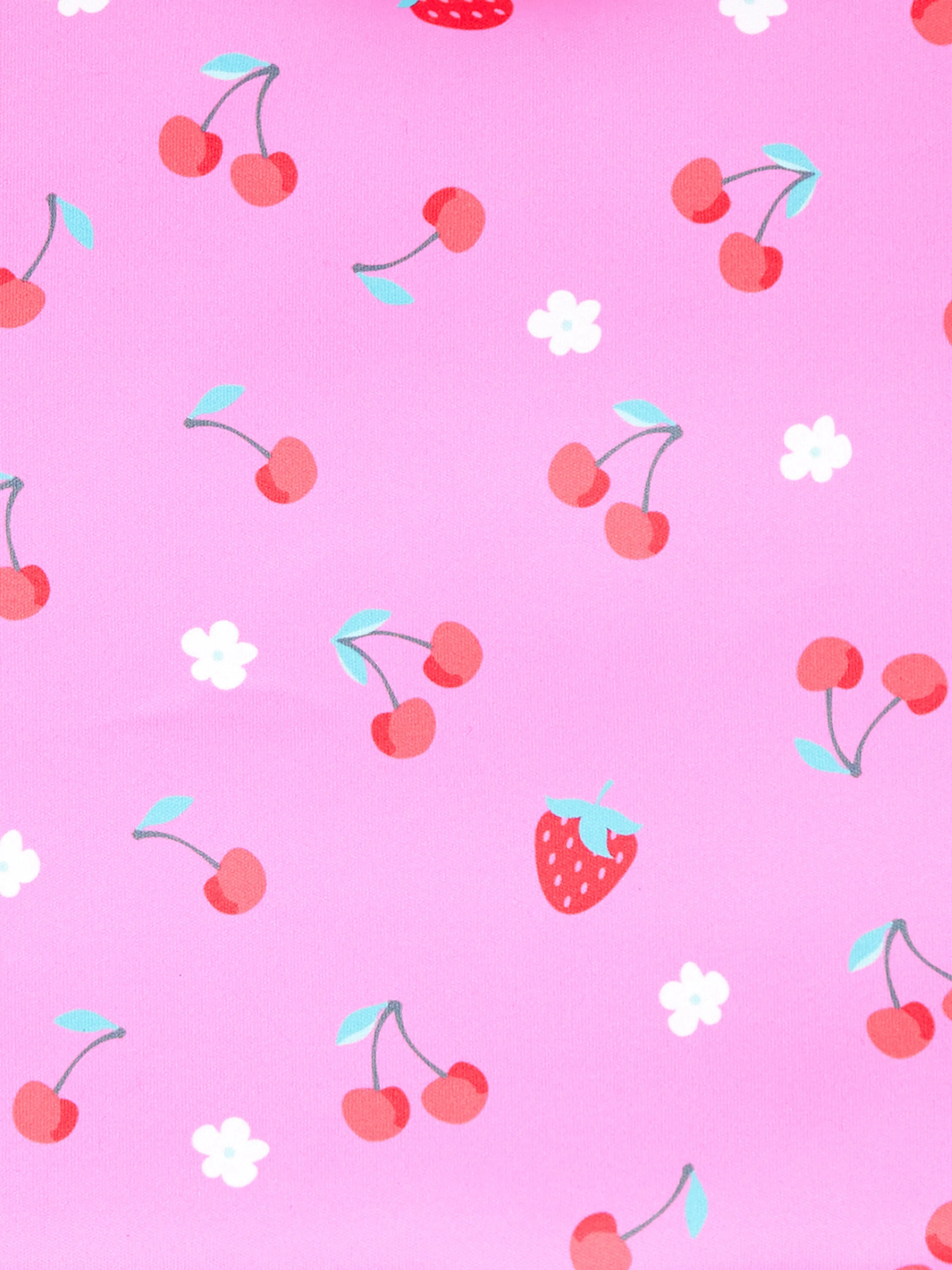 Girls Cherry Float Jacket in Pink (UPF50 )