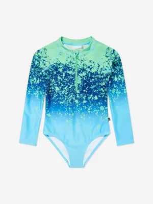 Girls Necky Splash Swimsuit in Blue (UPF50 )