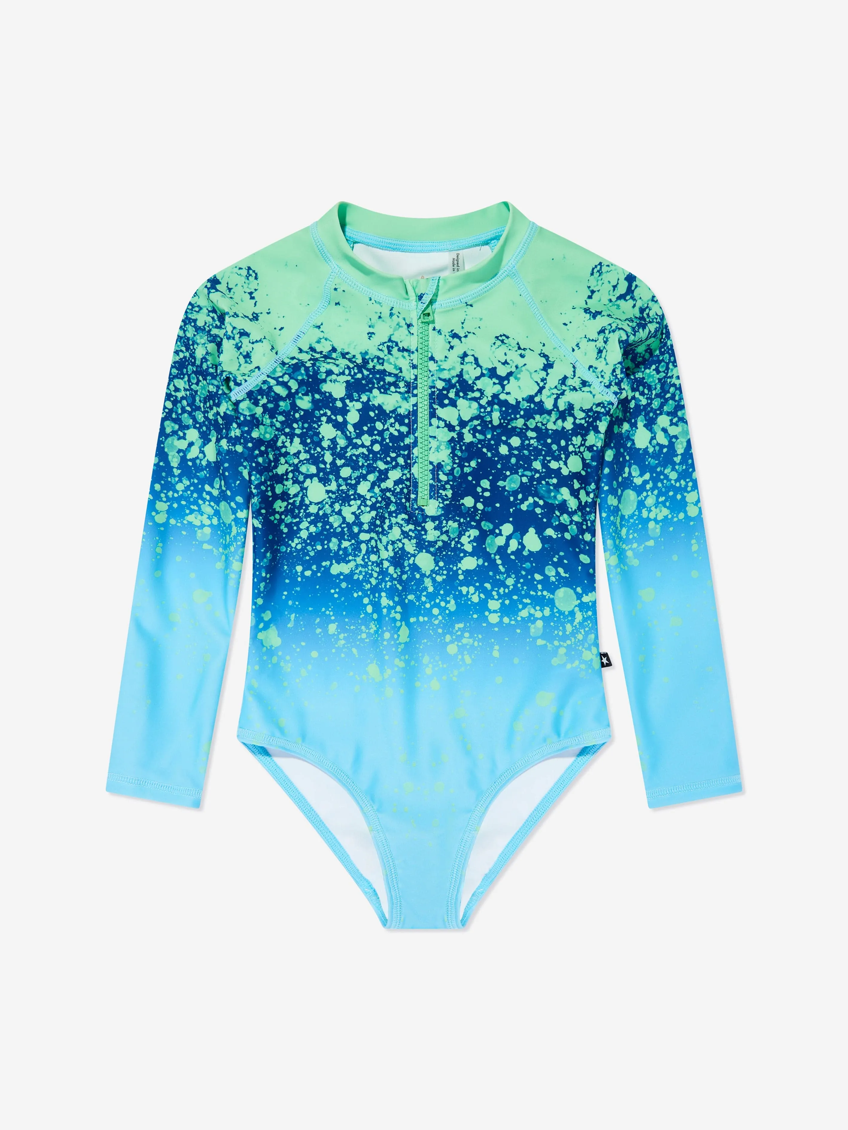 Girls Necky Splash Swimsuit in Blue (UPF50 )