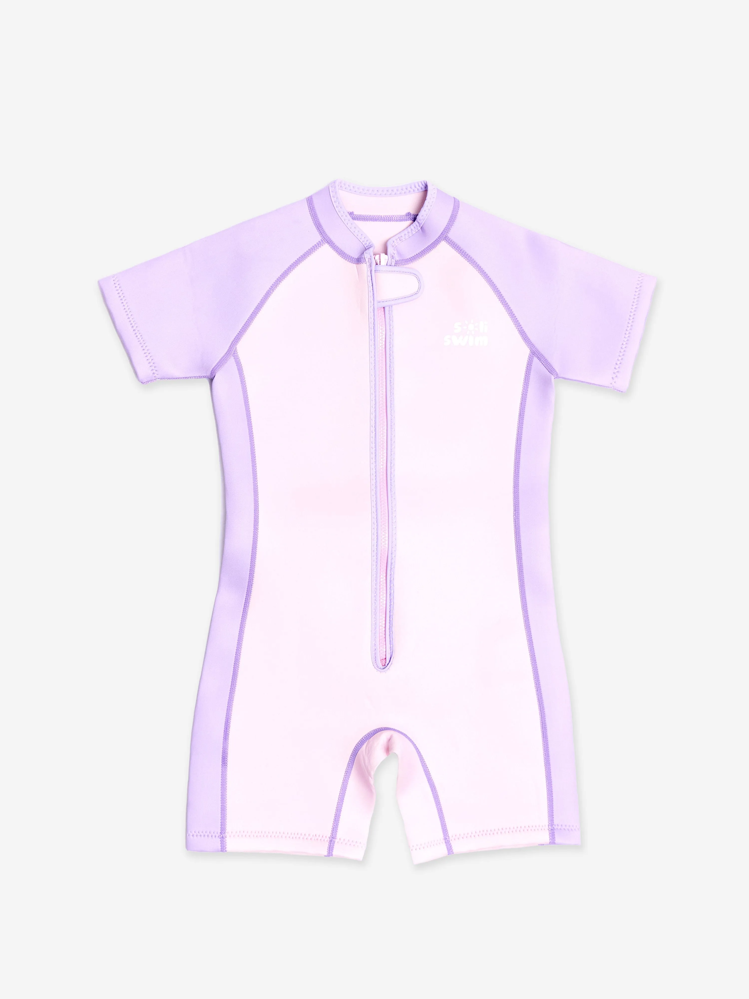 Girls Neoprene Wetsuit in Pink (UPF50 )