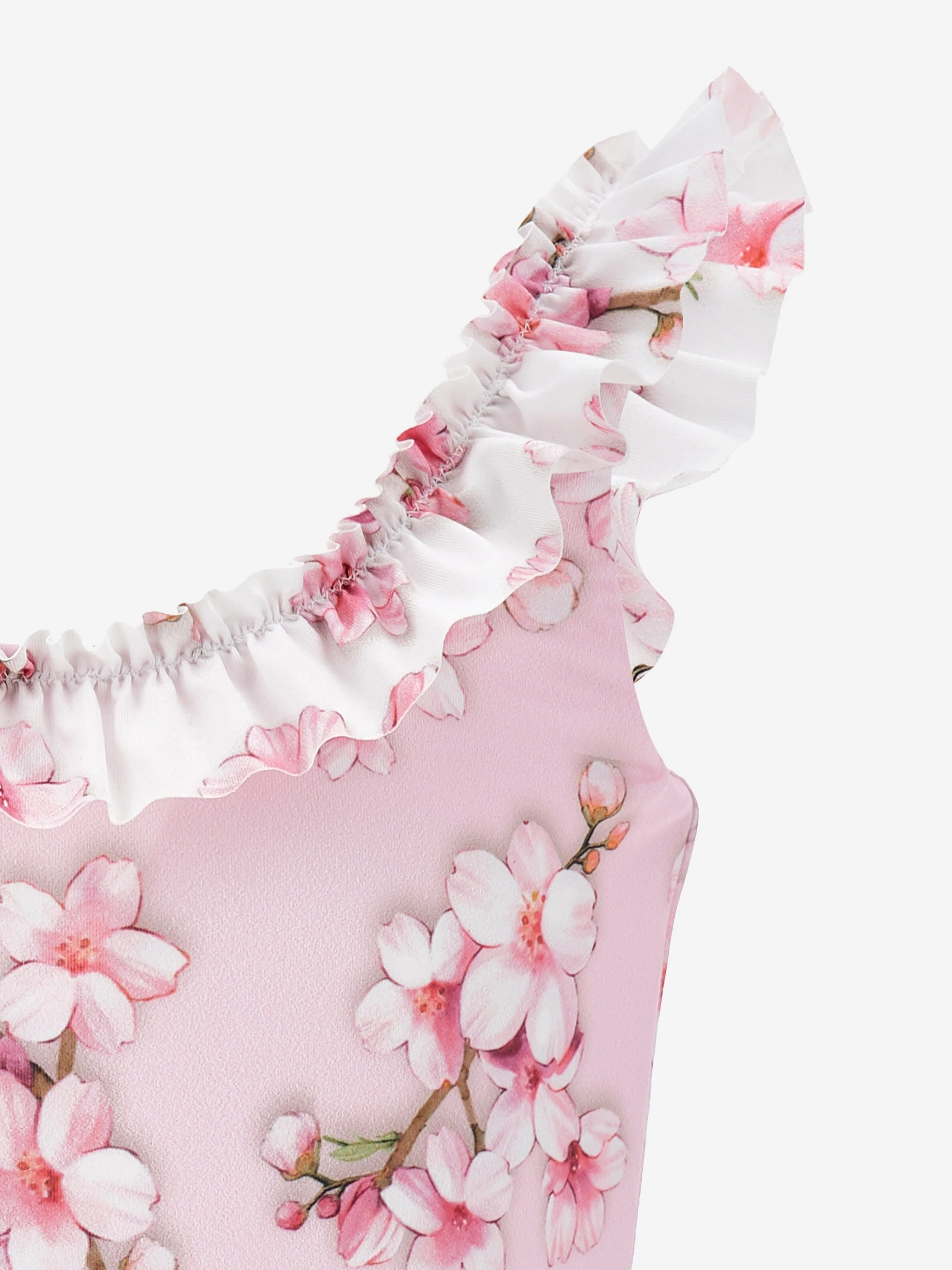 Girls Peach Blossom Swimsuit in Pink