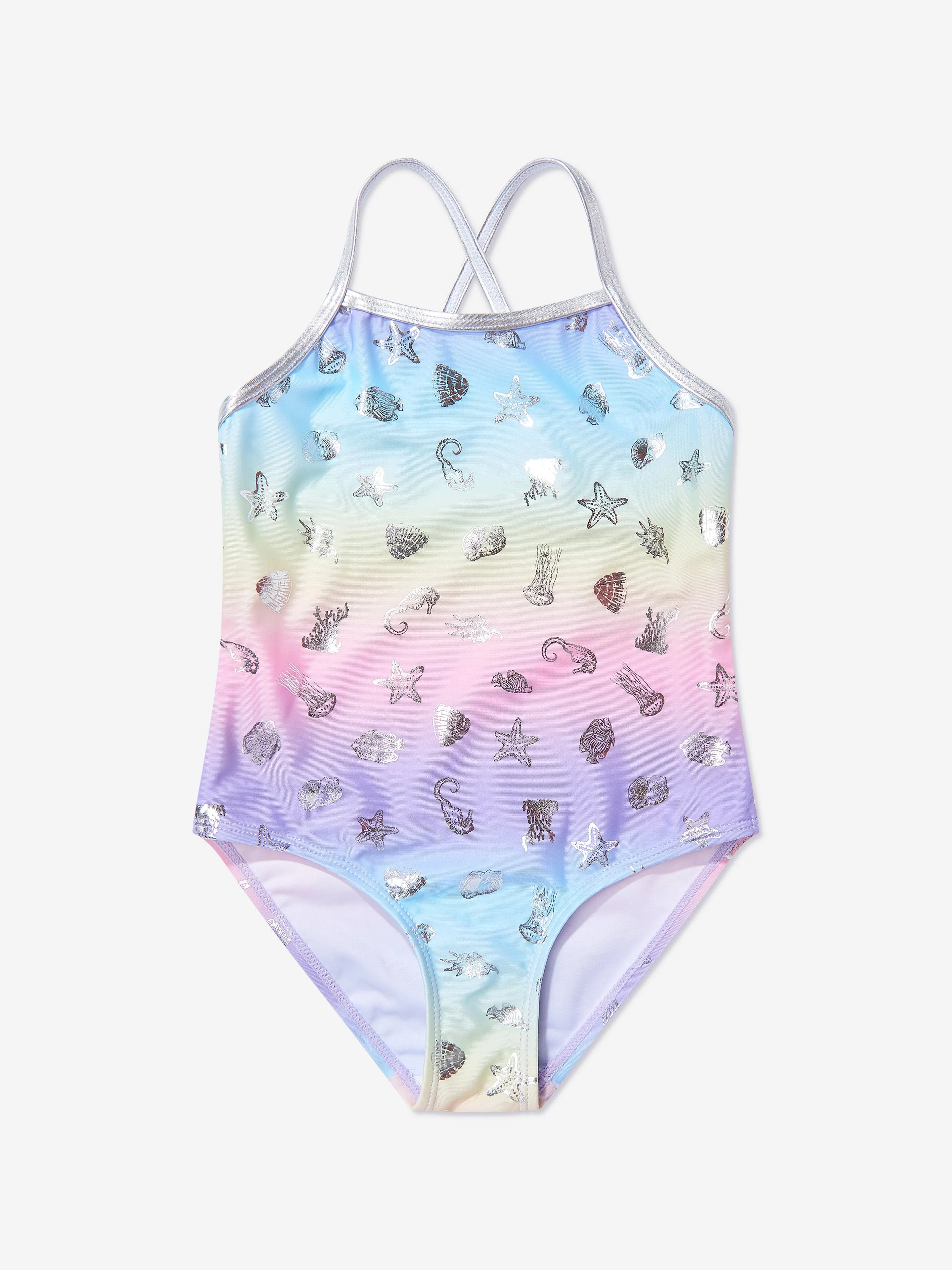 Girls Sealife Swimsuit in Multicolour (UPF50 )