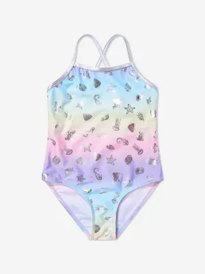 Girls Sealife Swimsuit in Multicolour (UPF50 )