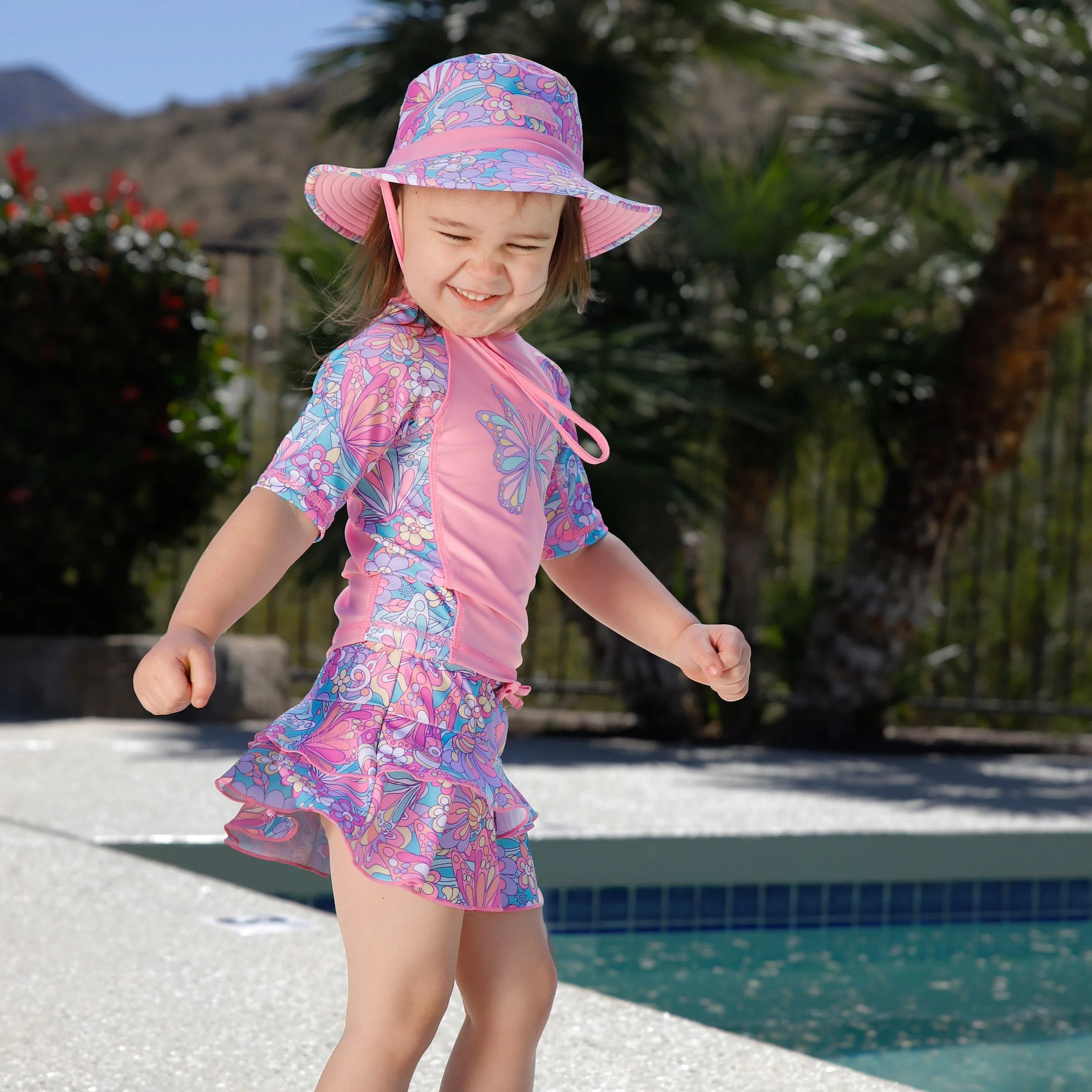 Girl's Sunny Swim Skirt