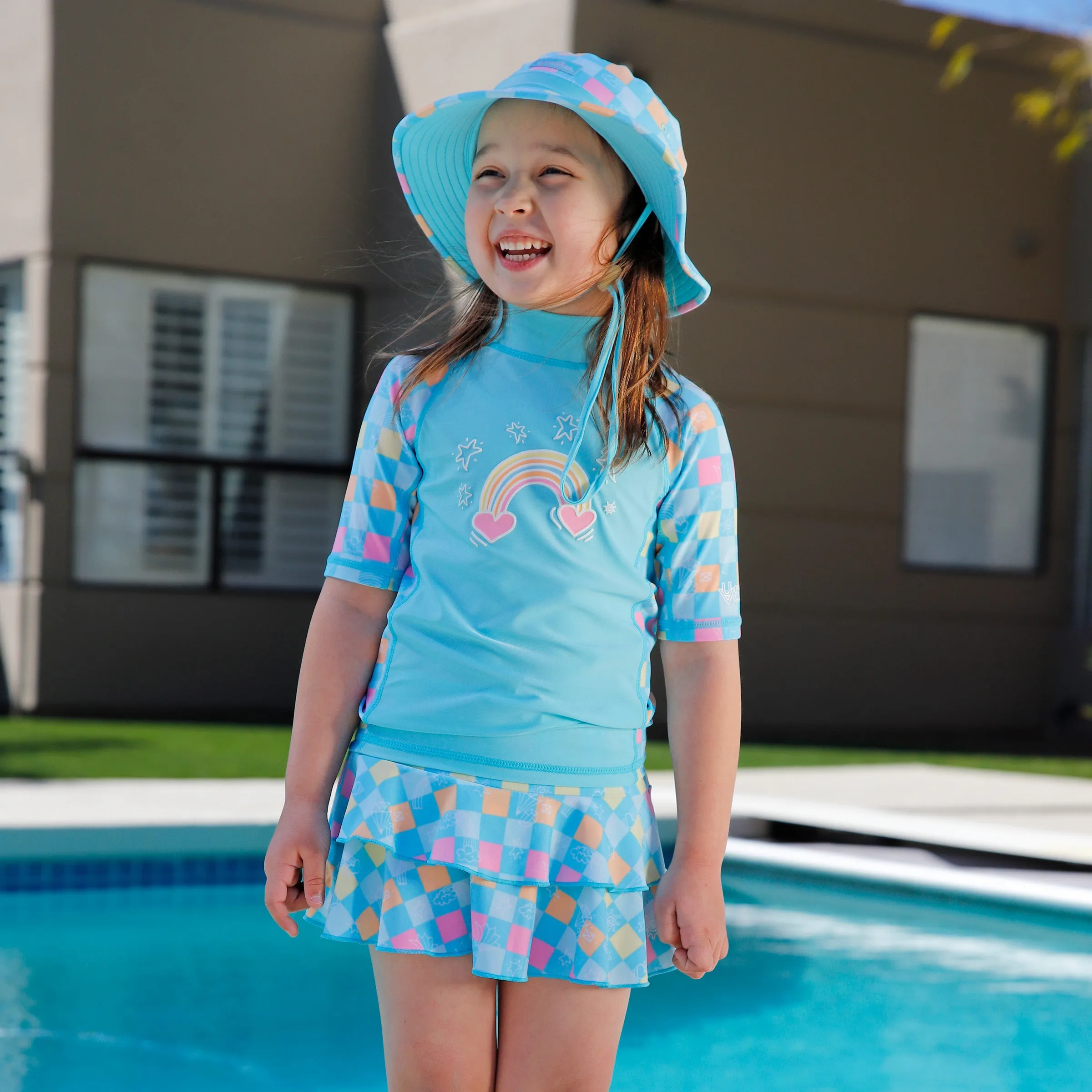 Girl's Sunny Swim Skirt