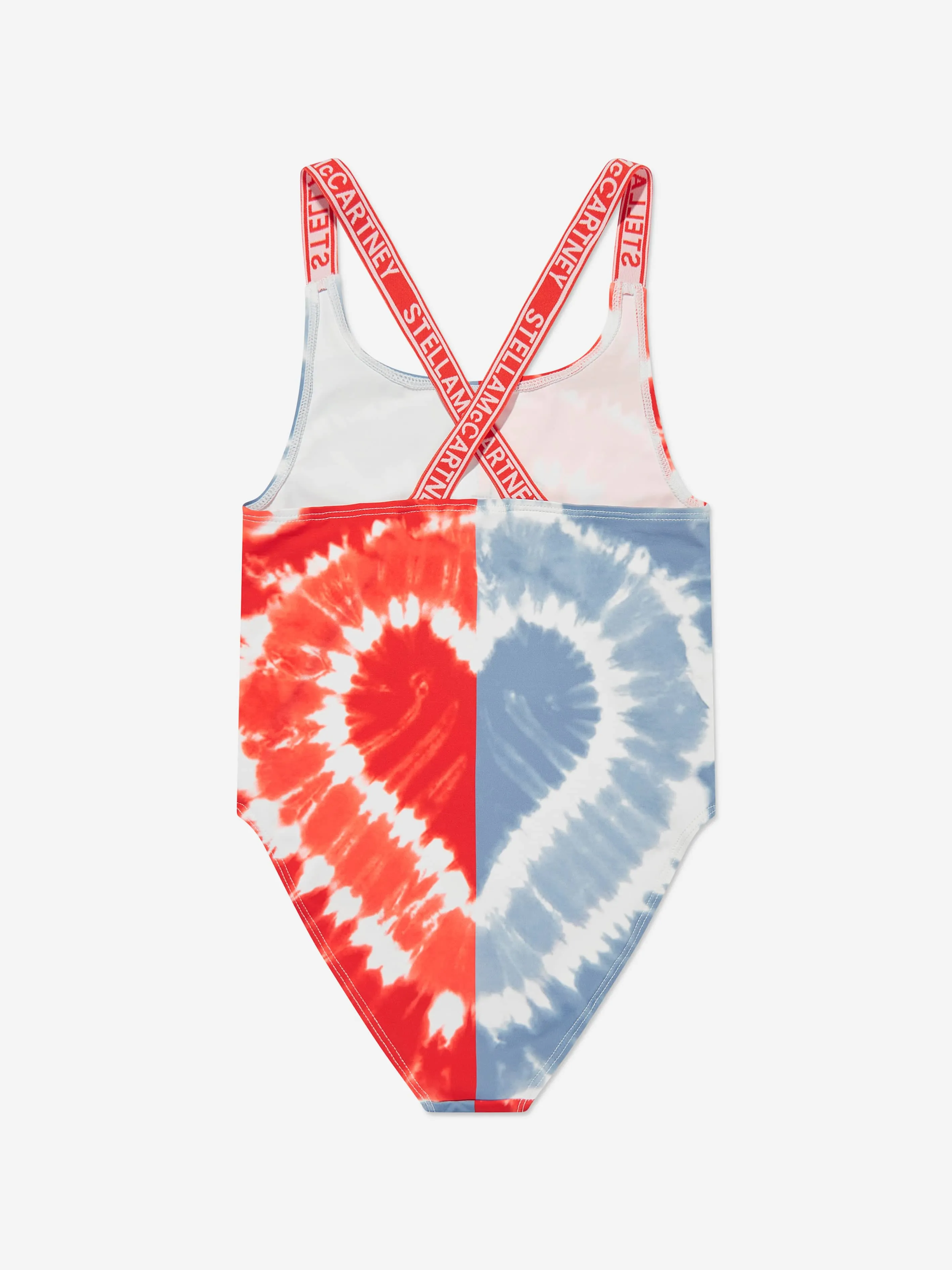Girls Tie-Dye Heart Swimsuit in Multicolour
