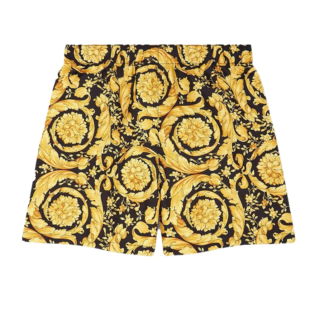 Gold Barocco Swimshorts