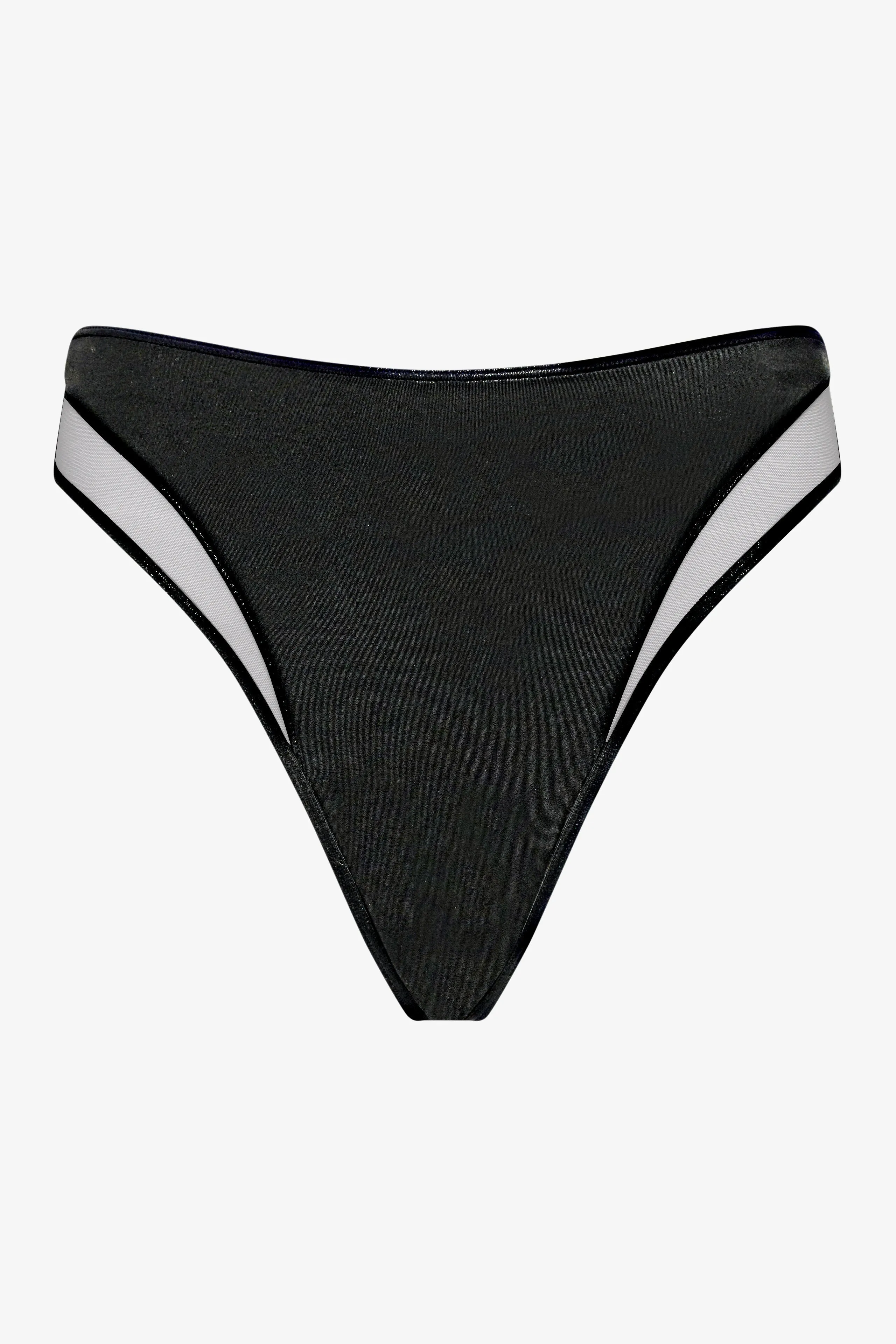 High-waisted tanga bikini bottom - Minuit Maison Close