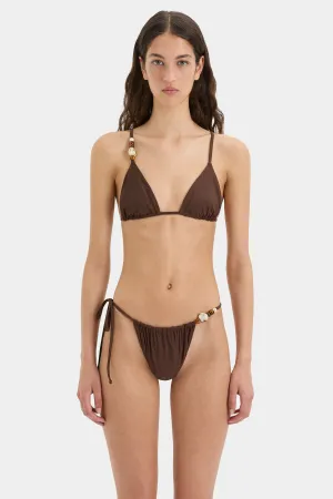 Jeanne Beaded String Triangle Top SIR