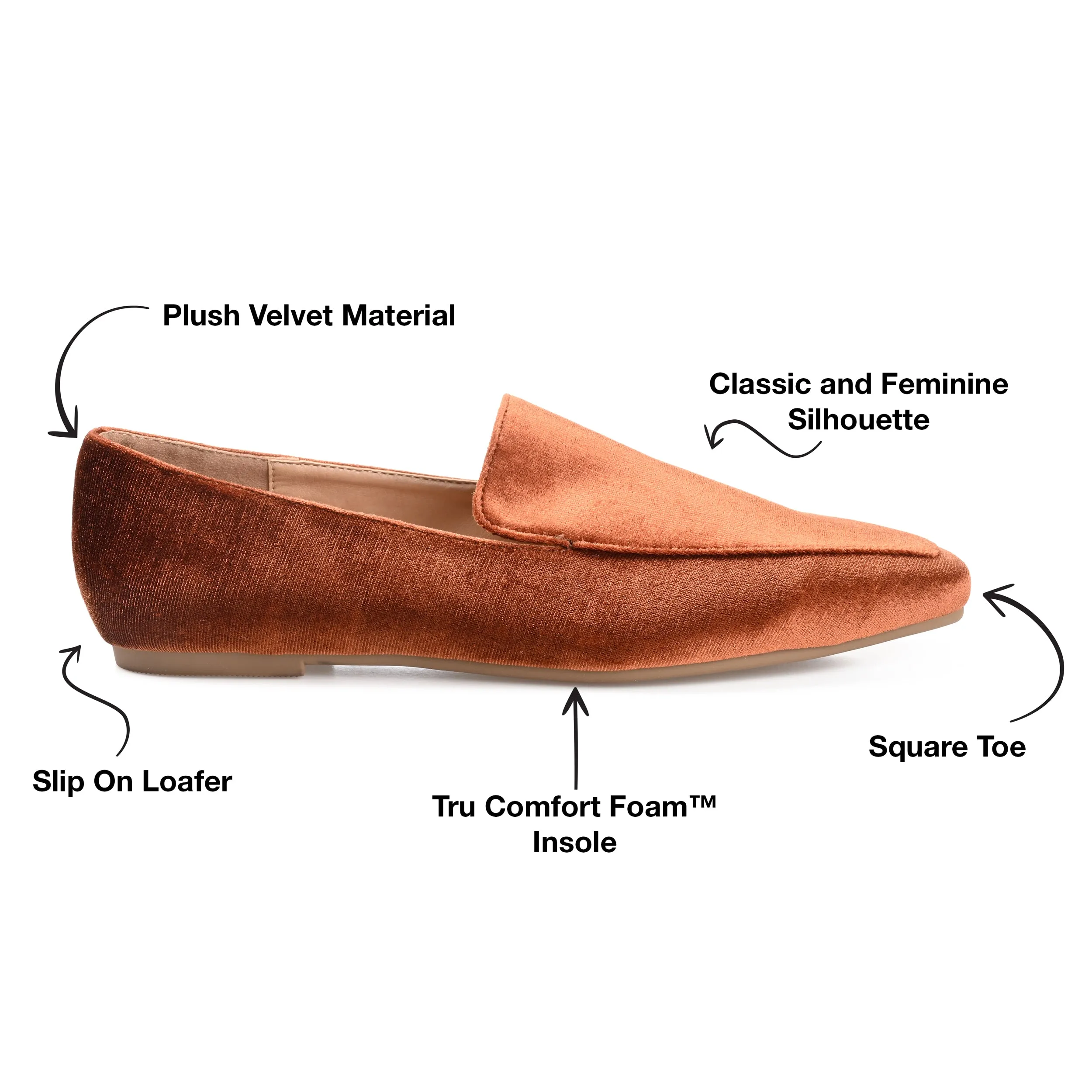 Journee Collection Women's Tru Comfort Foam Silas Flat