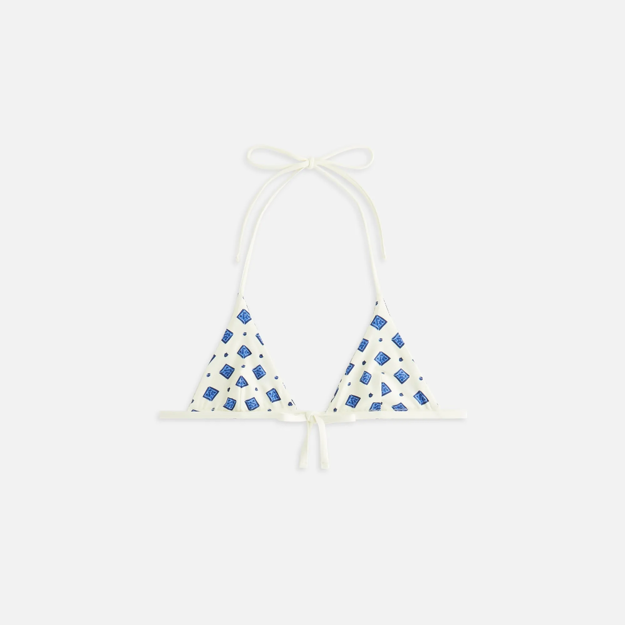 Kith Women Talia II Baroque Tile Tie Top - Sandrift KITH