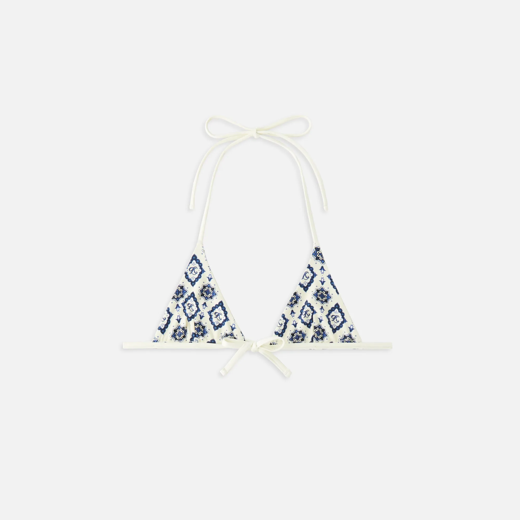Kith Women Talia II Baroque Tile Tie Top - Sandrift KITH