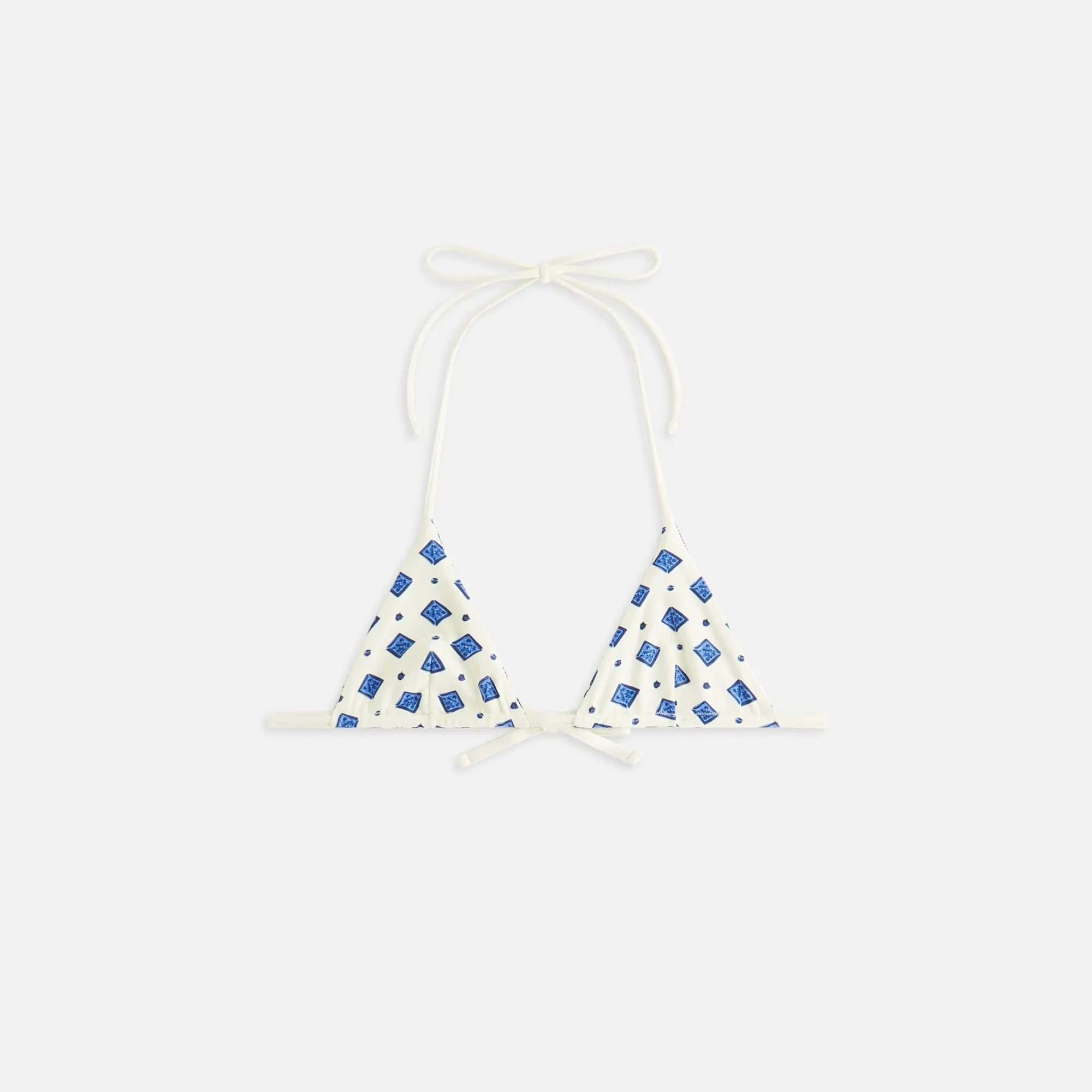 Kith Women Talia II Baroque Tile Tie Top - Sandrift KITH