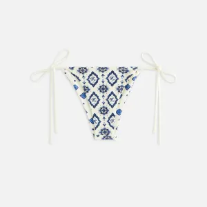Kith Women Tova Baroque Tile Tie Bottom - Sandrift KITH