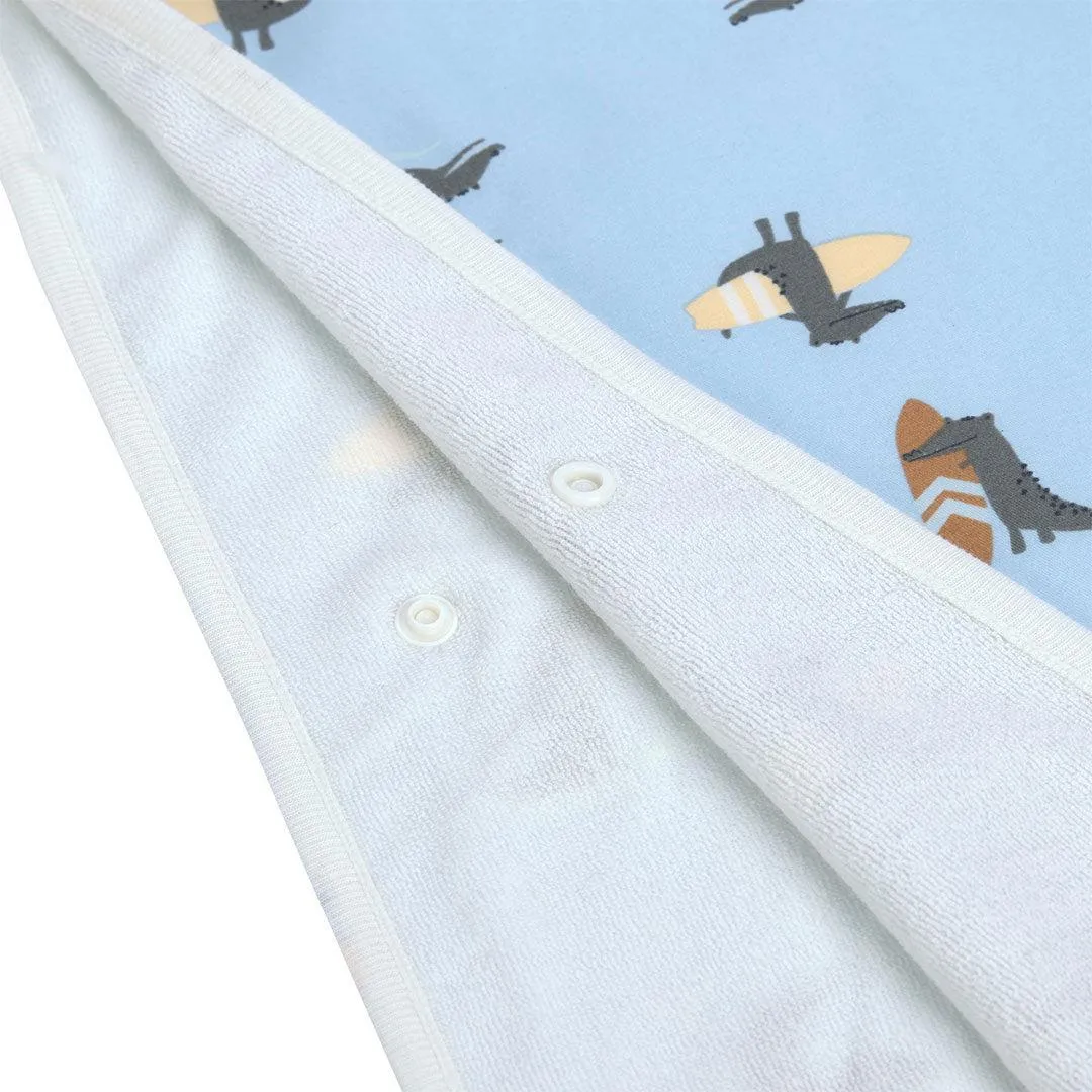 Lassig Beach Poncho - Sky Blue - Crocodile