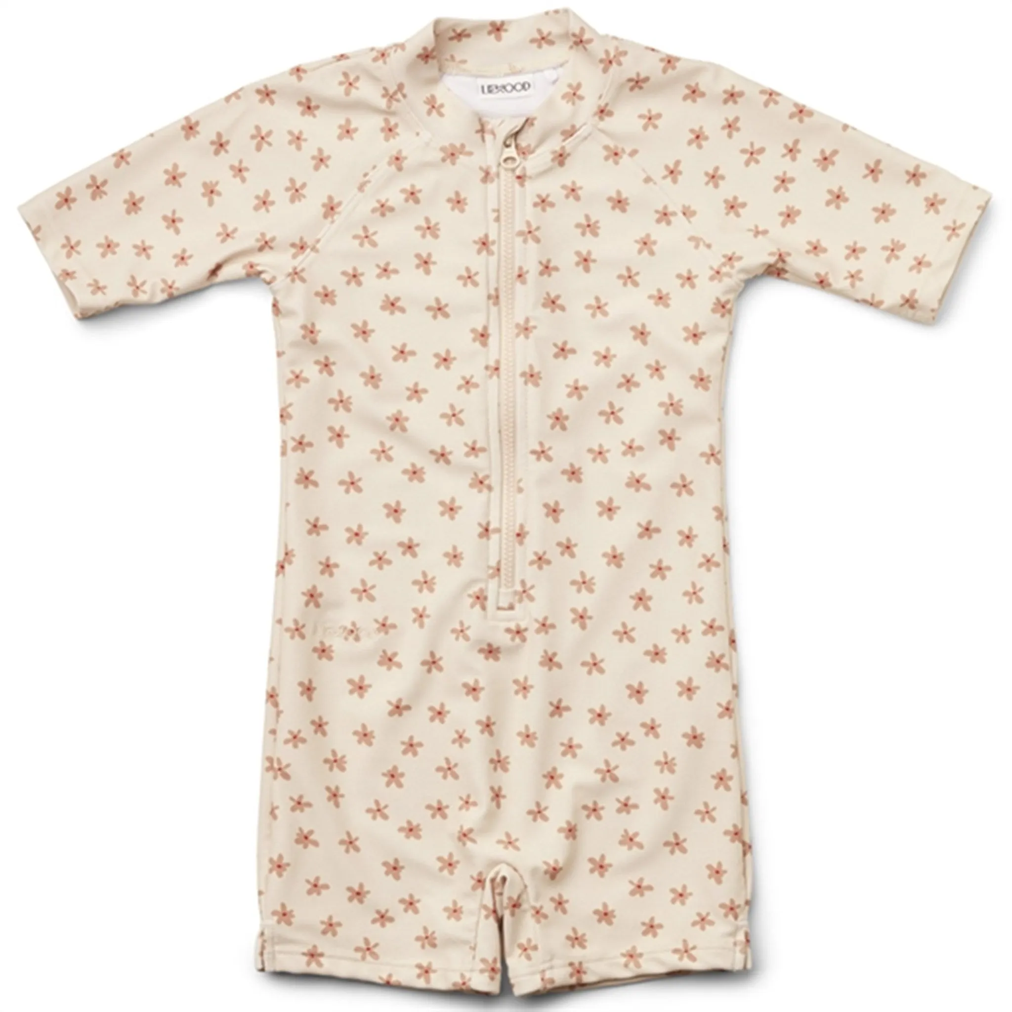 Liewood Max Swim Jumpsuit Floral Sea Shell Mix