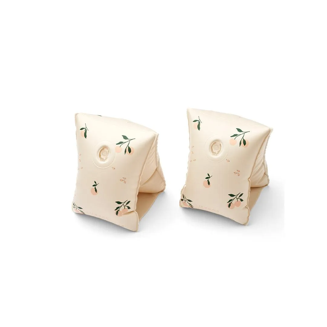 Liewood Shirley Printed Swim Wings - 2 Pack - Peach - Sea Shell