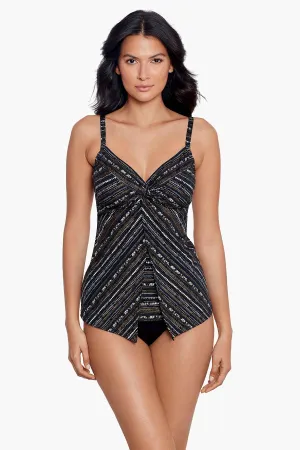 Love Knot Tankini Top in Cypher