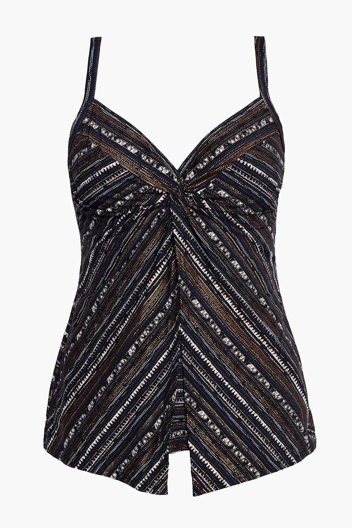 Love Knot Tankini Top in Cypher