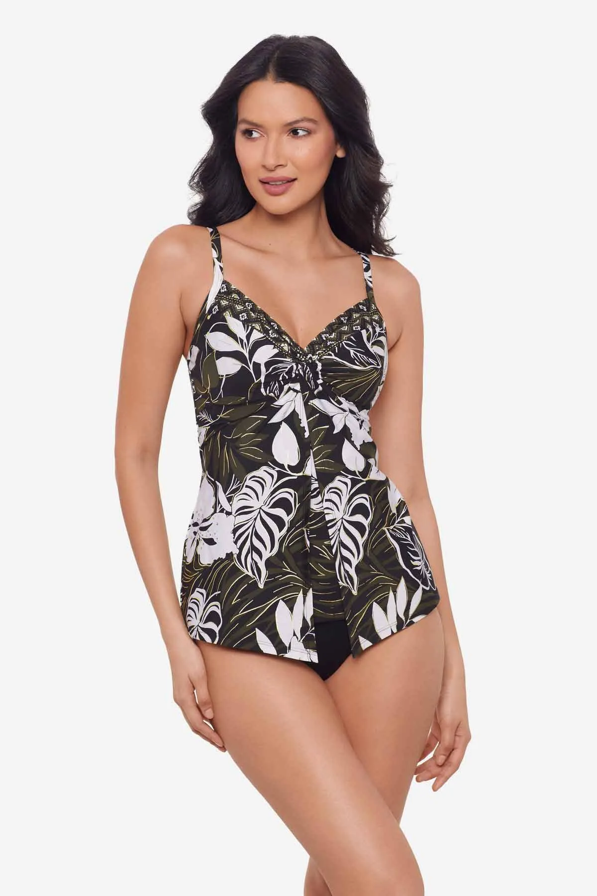 Love Knot Tankini Top in Elle Dorado
