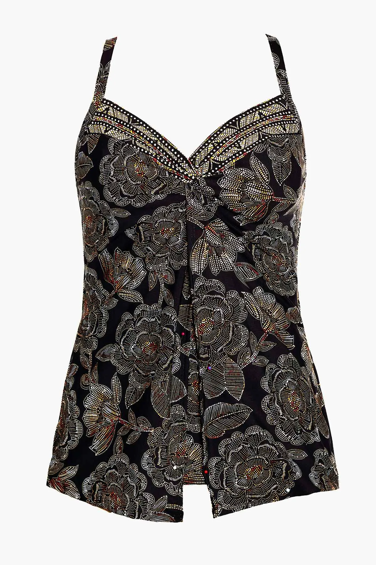 Love Knot Tankini Top in Petal Pusher