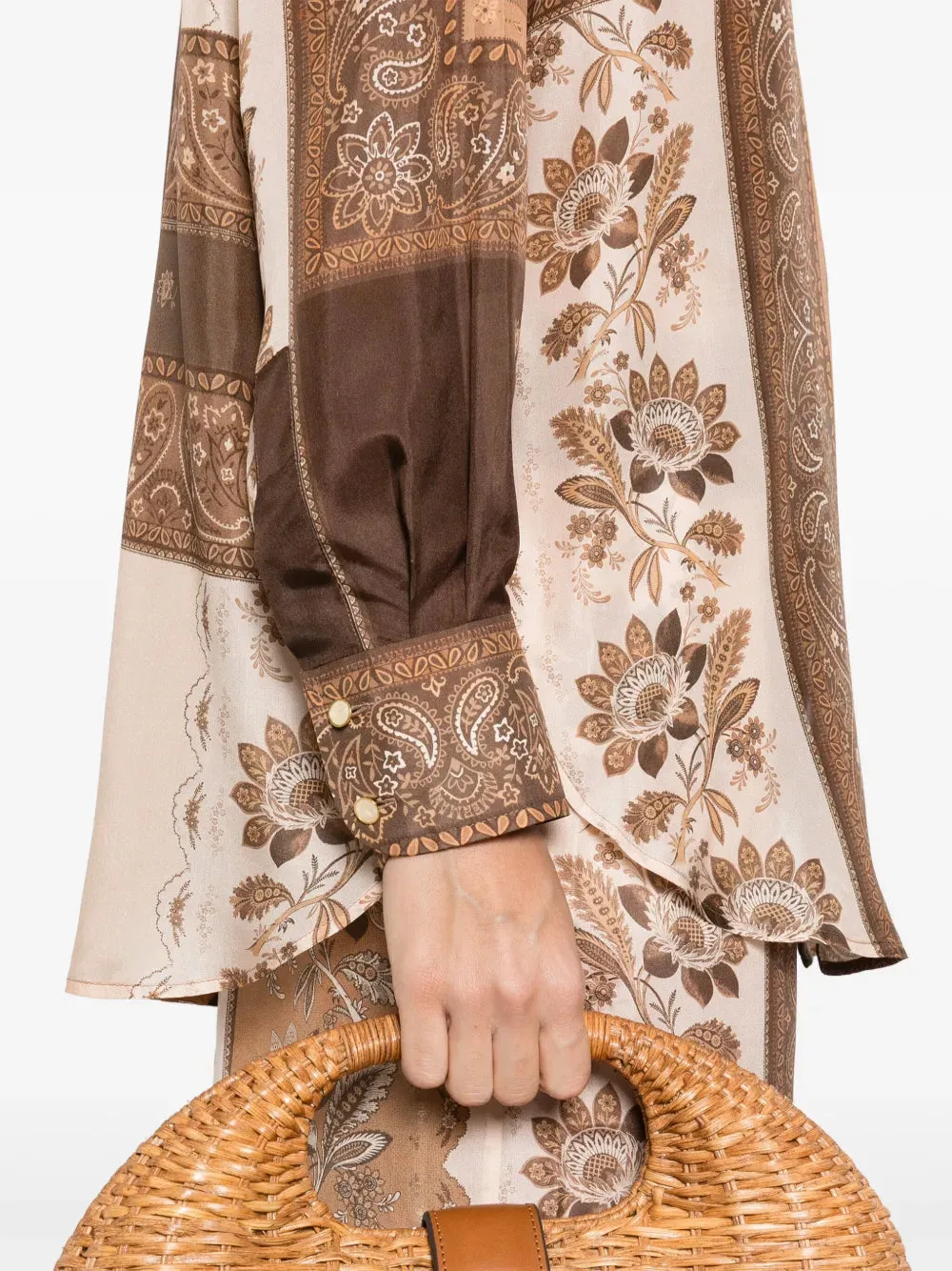 Lucky Manstyle Shirt in Chocolate Bandana