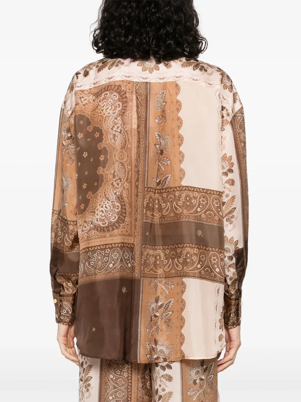 Lucky Manstyle Shirt in Chocolate Bandana