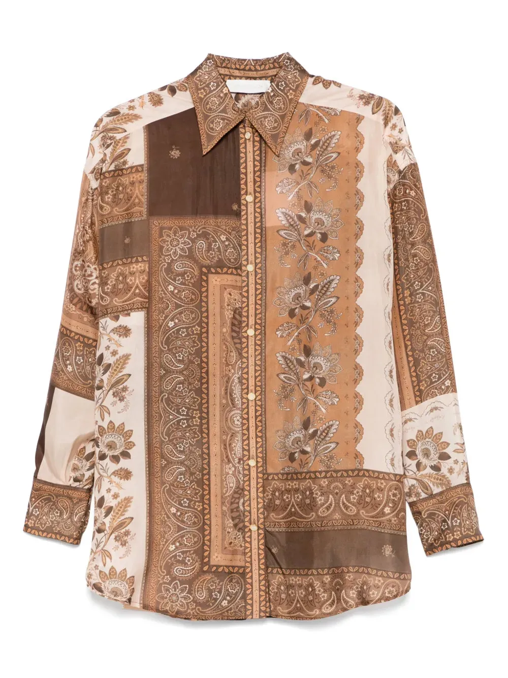 Lucky Manstyle Shirt in Chocolate Bandana