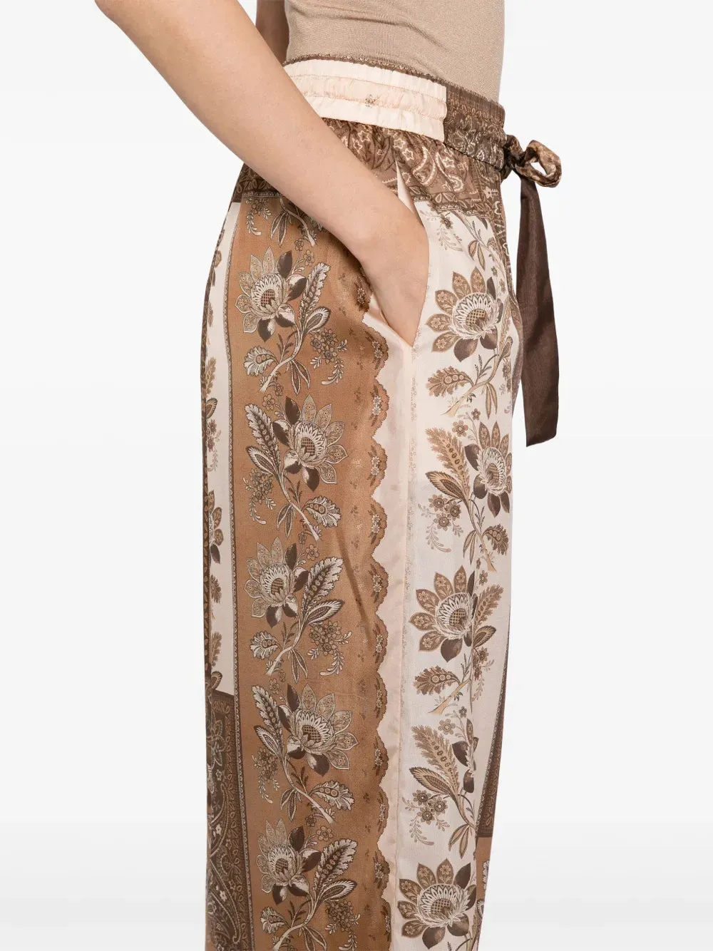 Lucky Relaxed Pant in Chocolate Bandana