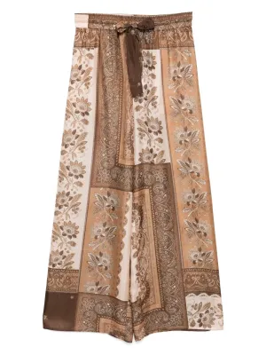Lucky Relaxed Pant in Chocolate Bandana