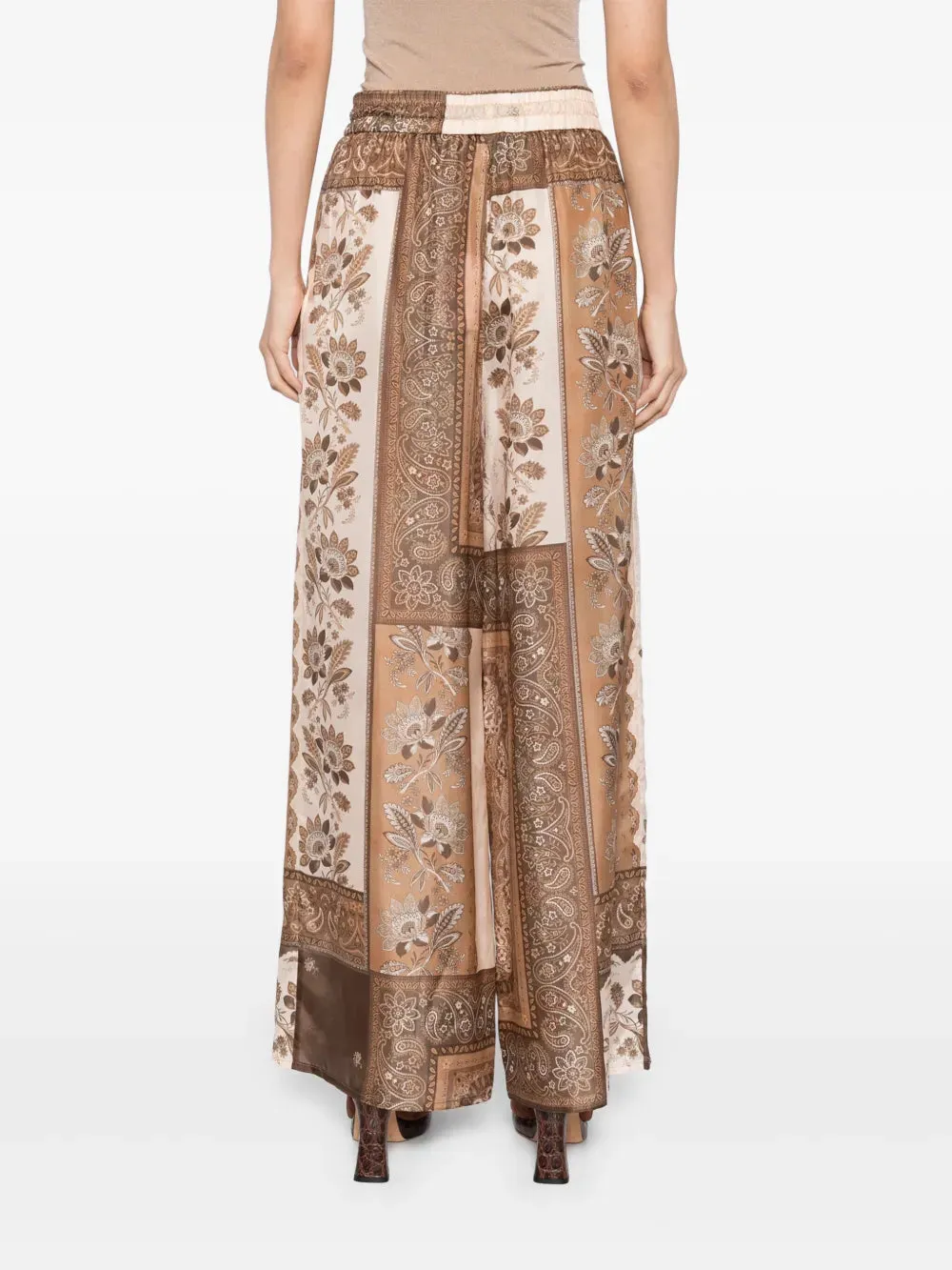 Lucky Relaxed Pant in Chocolate Bandana