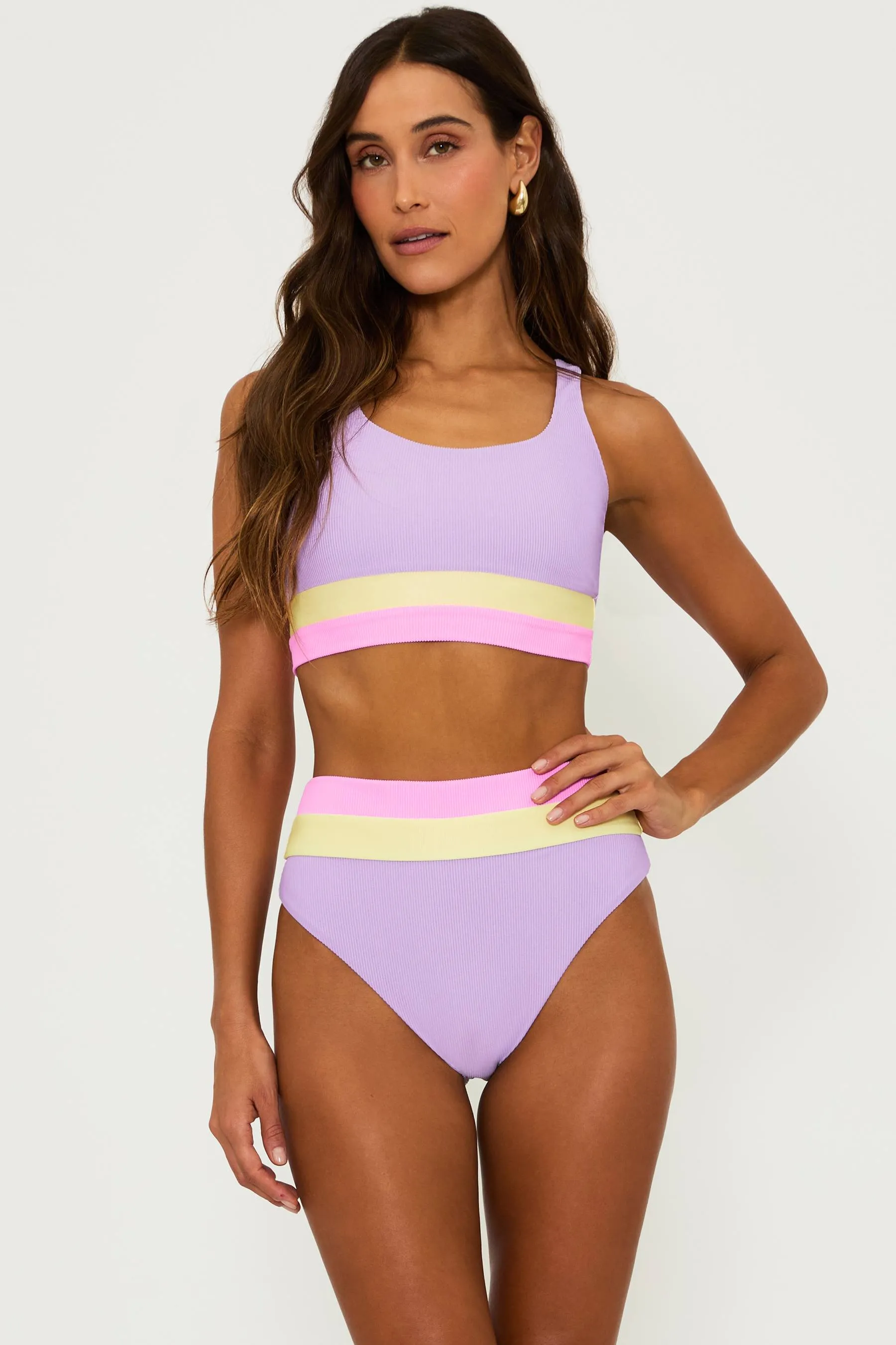 Mackenzie Top Sublime Spring Colorblock Beach Riot