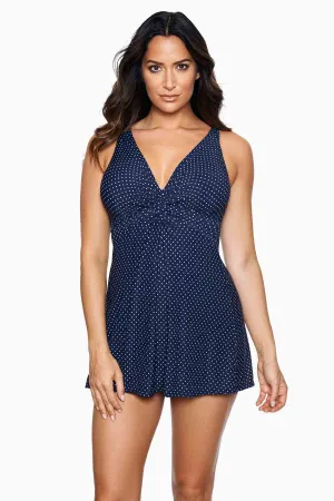 Marais Swim Dress in Pin Point