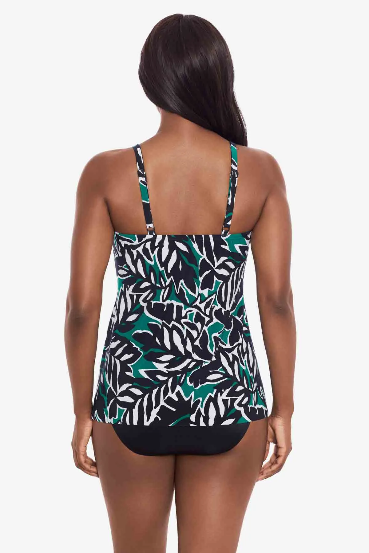 Marina Tankini Top in Palma Verde