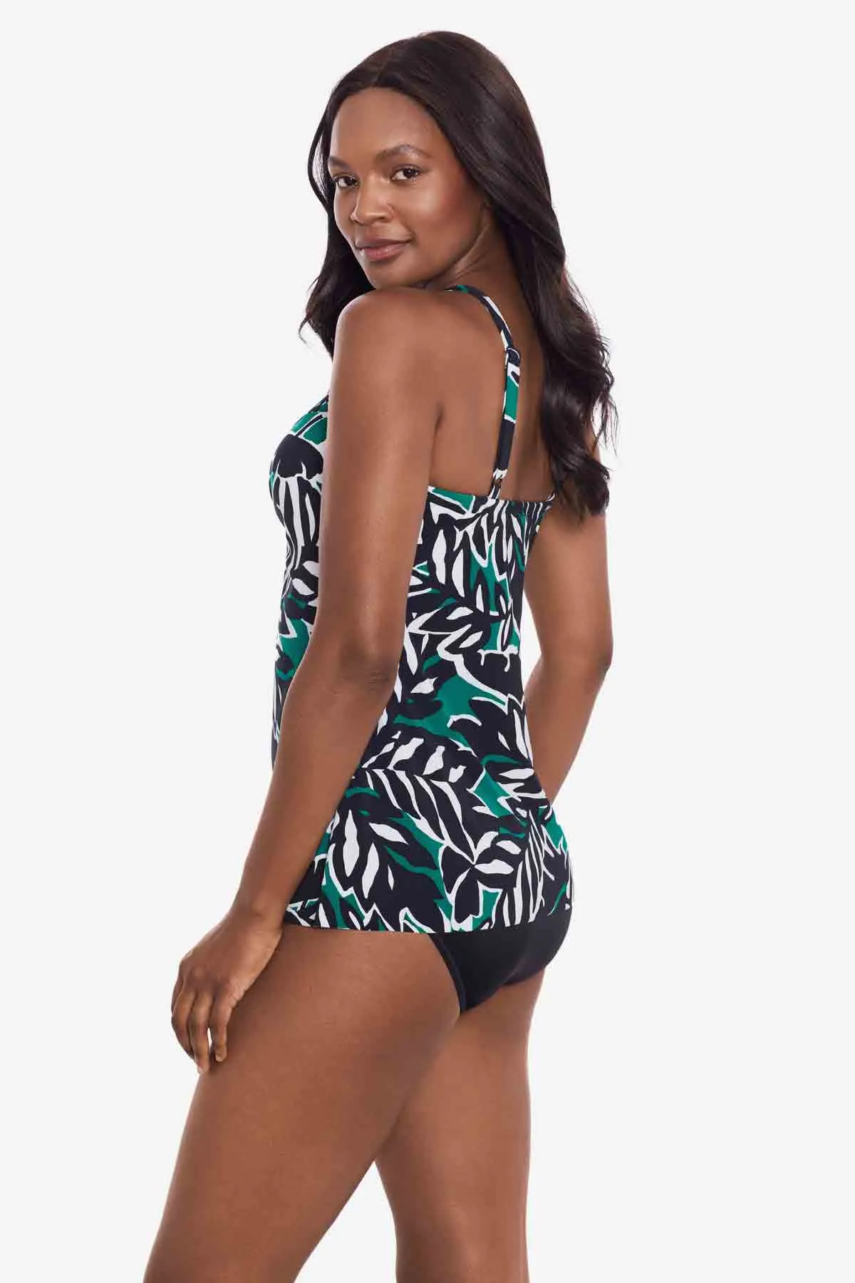 Marina Tankini Top in Palma Verde