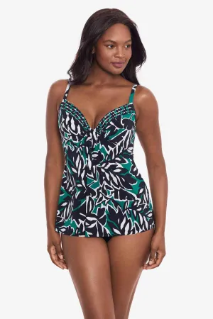 Marina Tankini Top in Palma Verde