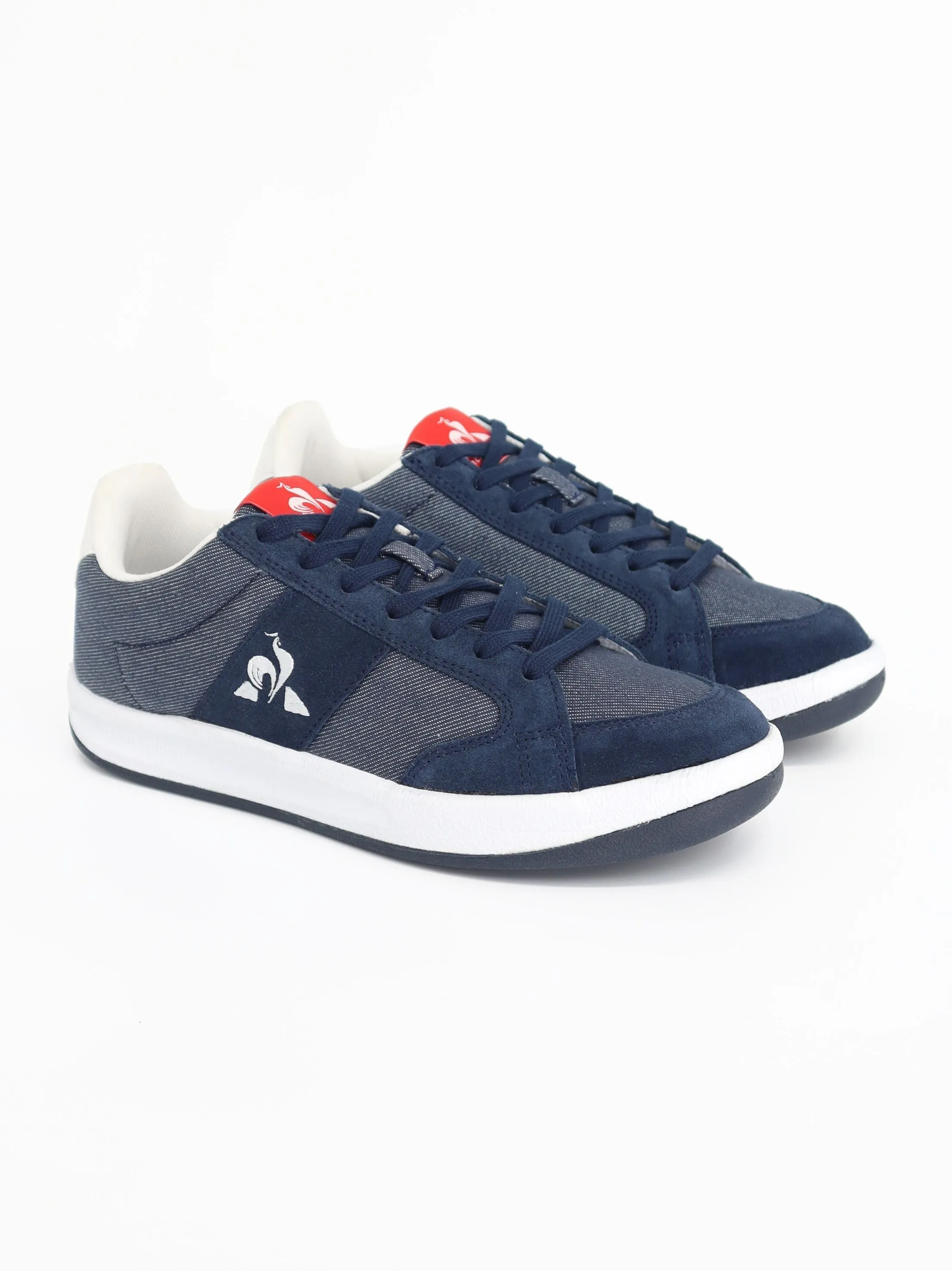 Men's Brand Logo Embroidered Sneakers,Navy