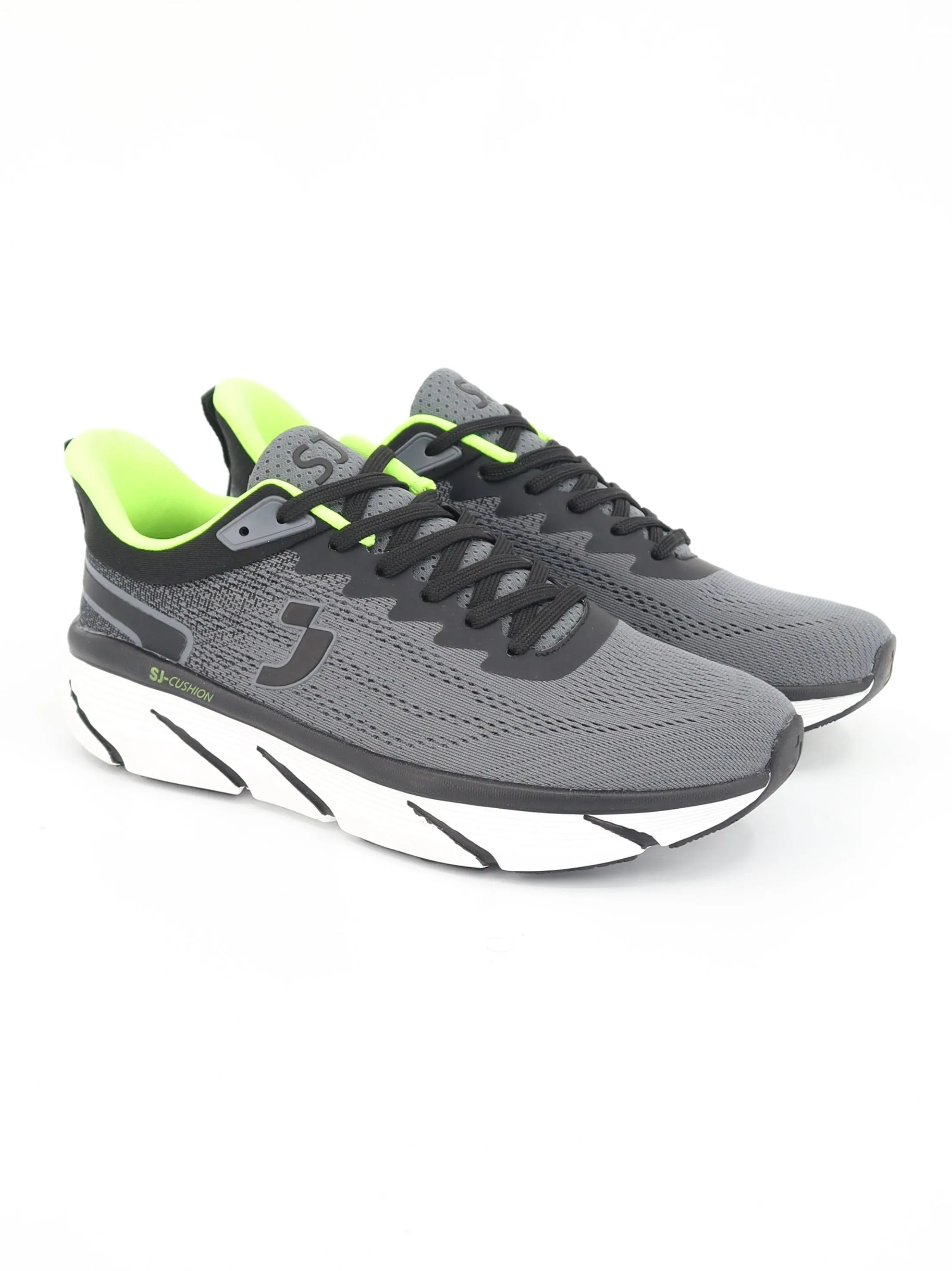 Men's Brand Logo Printed Running Shoes,Grey