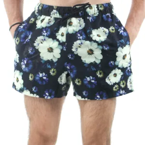Men's Floral Swim Short,Navy