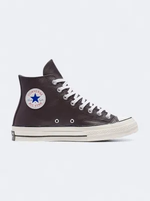 Men's Plain High Sneakers,Brown