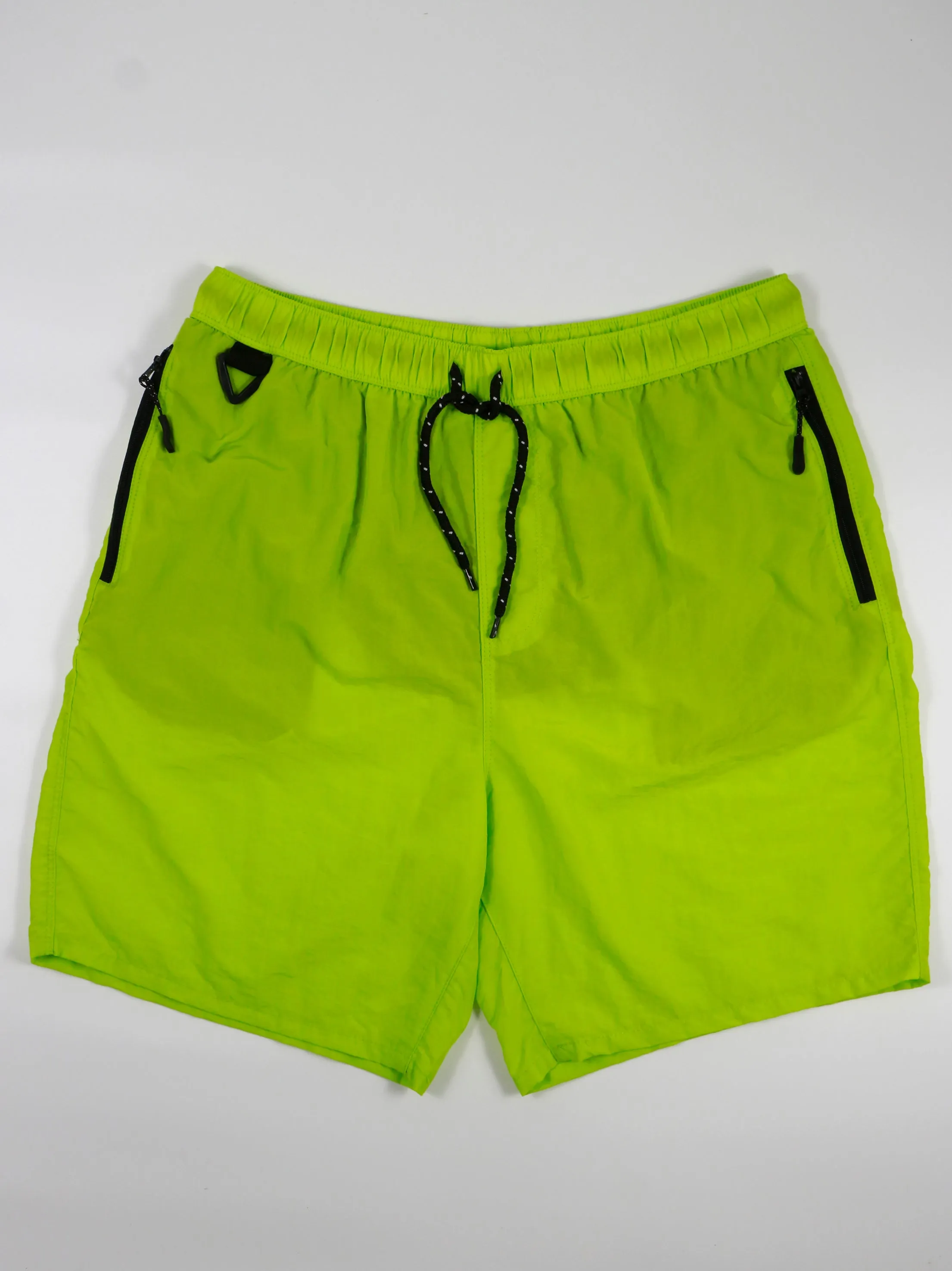 Men's Plain Solid Swim Short,Green