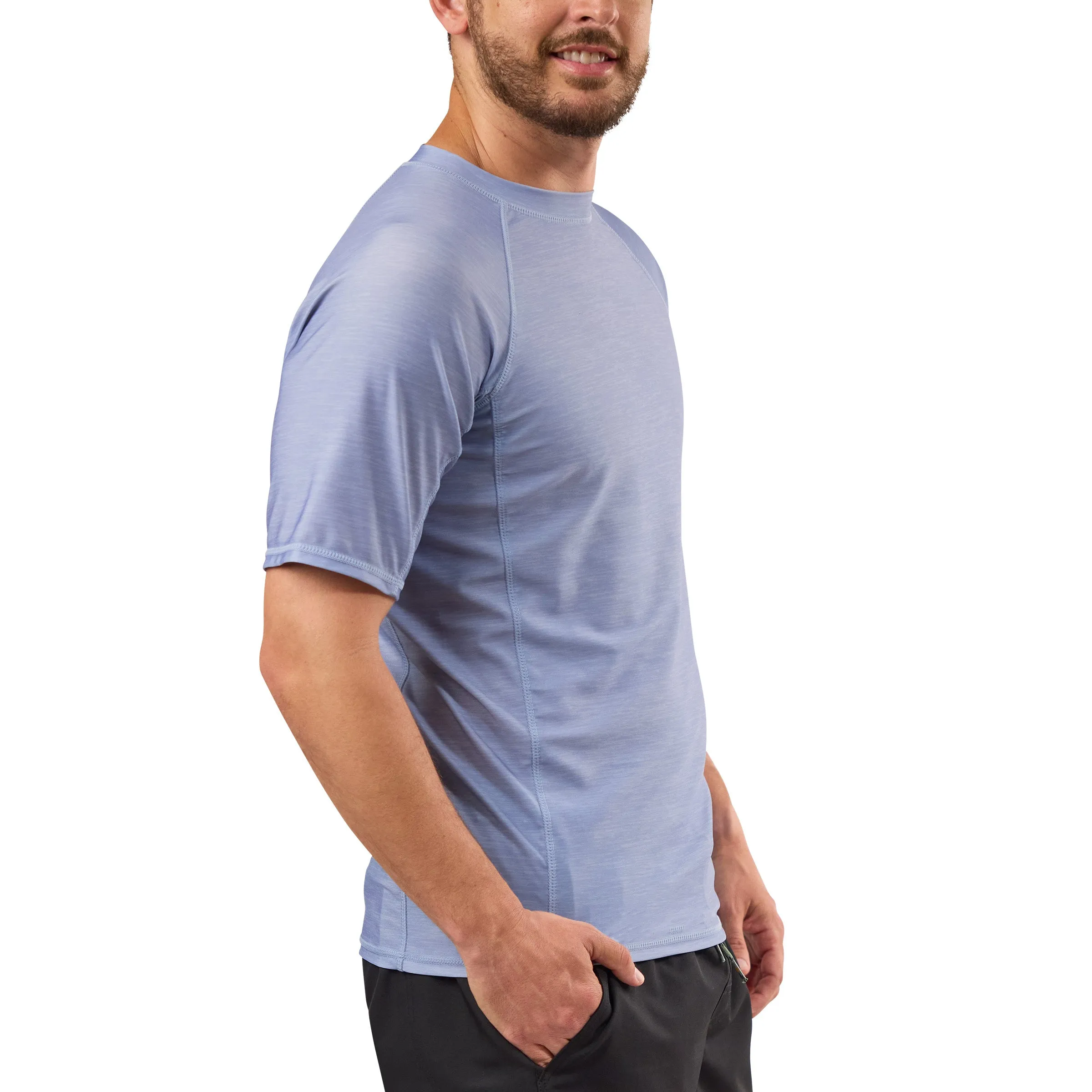 Men's Short Sleeve Crew Sun & Swim Shirt