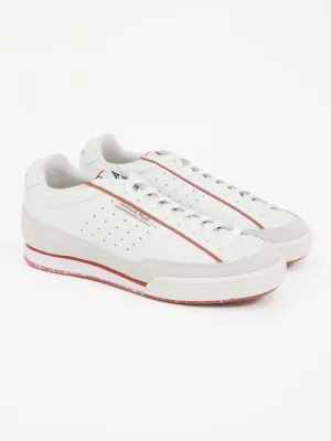 Men's Textured Sneakers,White